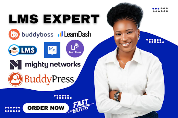 Gig Preview - Build wordpress lms website with learndash, tutor lms, masterstudy buddyboss