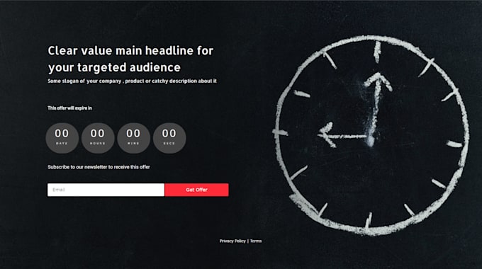 Bestseller - do website landing page with lead form