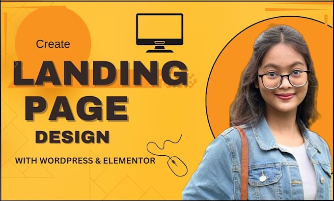 Gig Preview - Create responsive wordpress landing page design with elementor