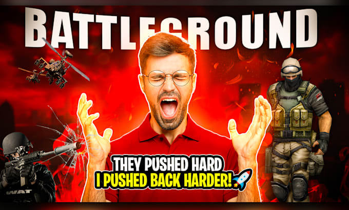 Gig Preview - Design professional gaming thumbnails for your channel