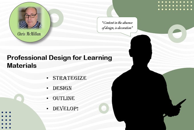 Gig Preview - Design learning objectives and outlines for trainings