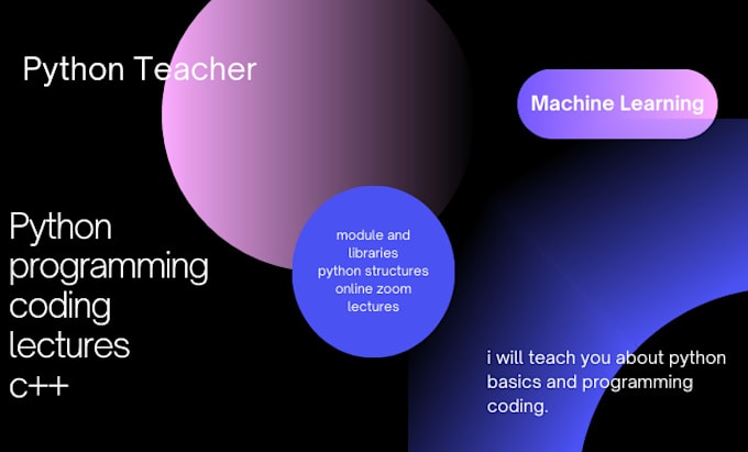 Gig Preview - Teach you pyhton developement c coding and scripting