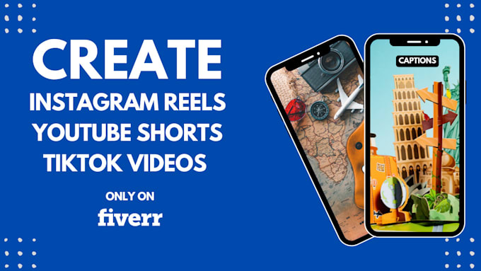 Gig Preview - Create and edit instagram reel, youtube shorts and tiktok