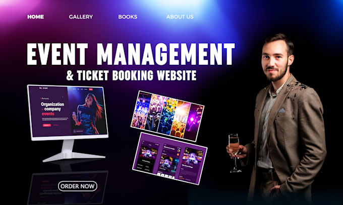 Gig Preview - Create wordpress event management and ticket booking website