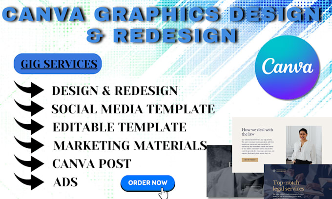 Bestseller - design any canva graphics canva templates canva graphics design or redesign