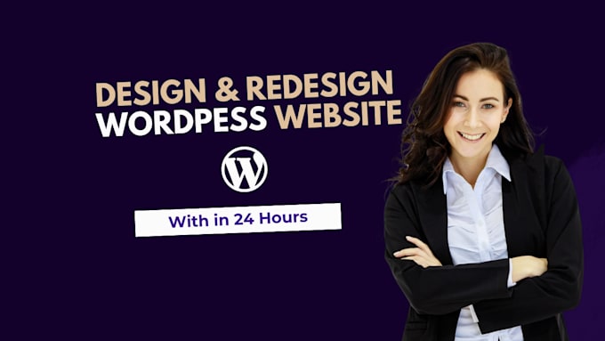 Gig Preview - Urgent build,create,revamp wordpress website design,redesign website development