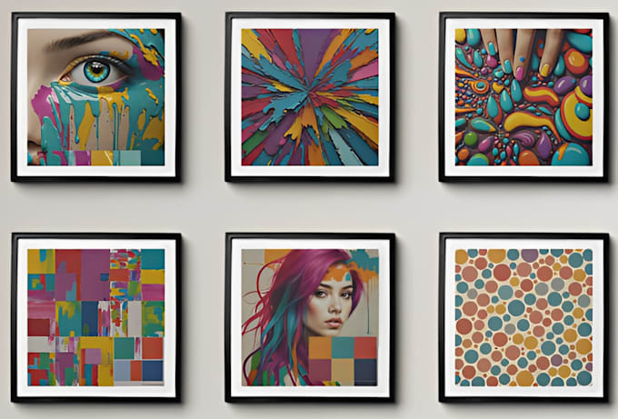 Bestseller - create unique canvas, modern wall art, poster, and flyer designs