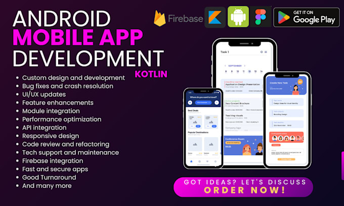 Gig Preview - Deliver expert android app development with high performance and UI kotlin app