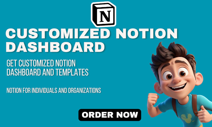 Gig Preview - Do customized notion dashboard template notion expert notion page