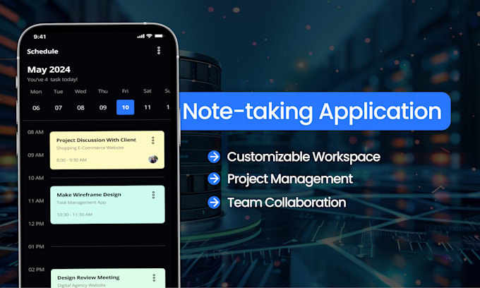 Gig Preview - Develop a custom productivity and collaboration app like notion