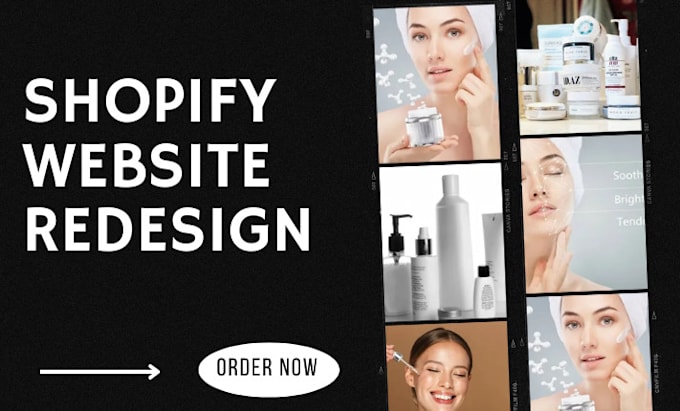 Gig Preview - Expertly redesign shopify website design shopify store shopify website redesign