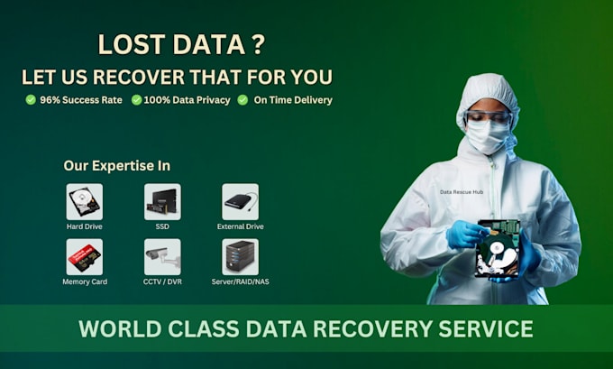 Gig Preview - Provide secure and reliable data recovery services