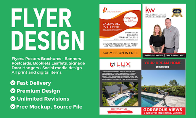 Gig Preview - Do professional flyer design for your business