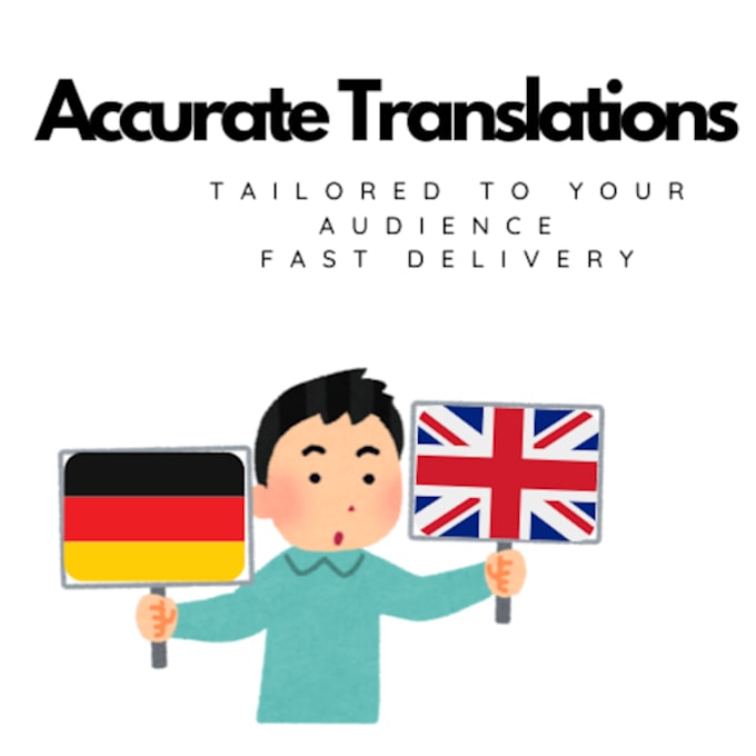 Bestseller - translate english to german and vv with cultural accuracy