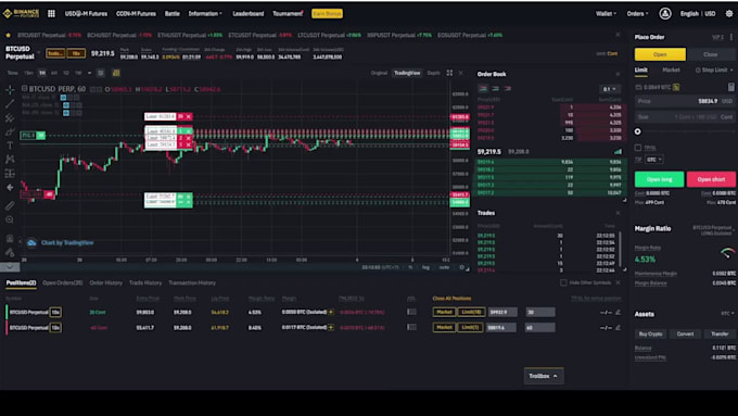 Gig Preview - Build binance trading bot, ai binance trading bot and crypto trading bot