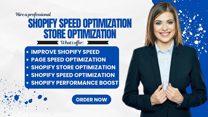 Gig Preview - Do shopify store speed optimization for your store speed