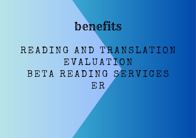 Bestseller - service of beta reading