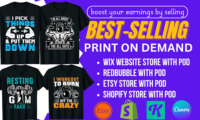 Bestseller - design custom merch design, streetwear, vintage tshirt, hoodies for etsy shopify