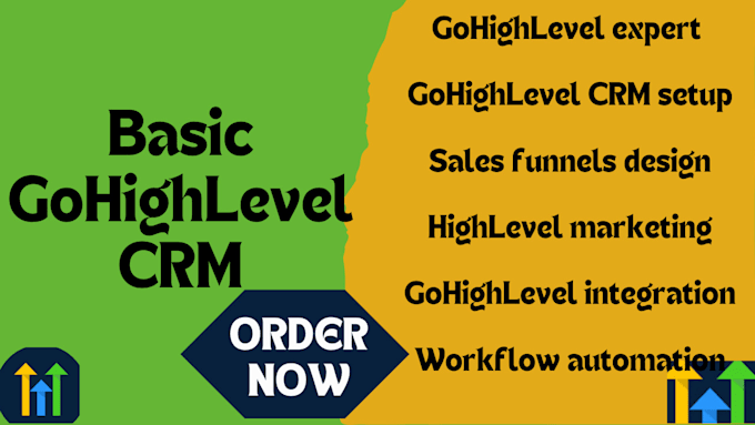 Gig Preview - Set up and optimize your gohighlevel CRM, sales funnels