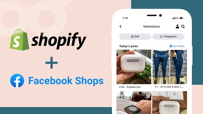 Gig Preview - Create facebook and instagram shop for your shopify store