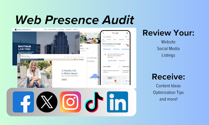 Gig Preview - Review your or your competitors online presence