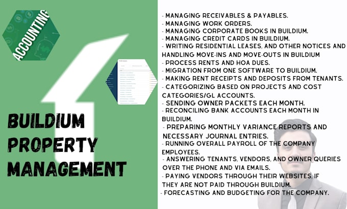 Gig Preview - Do buildium property management and bookkeeping