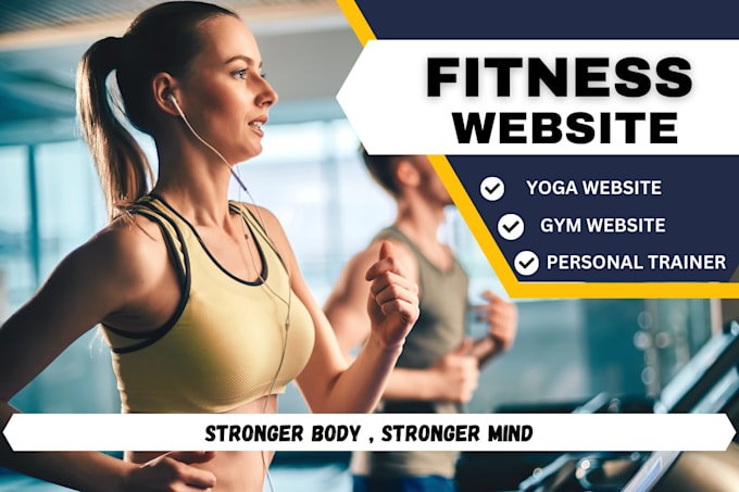 Bestseller - design a professional yoga, fitness, gym, personal trainer, coach website