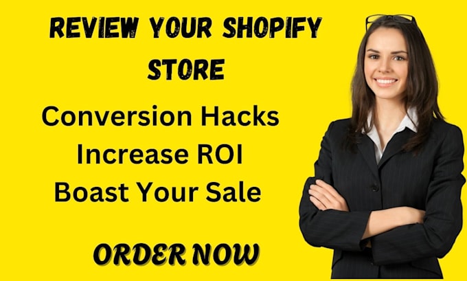 Gig Preview - Do shopify store audit ecommerce store audit cro boast  shopify conversion