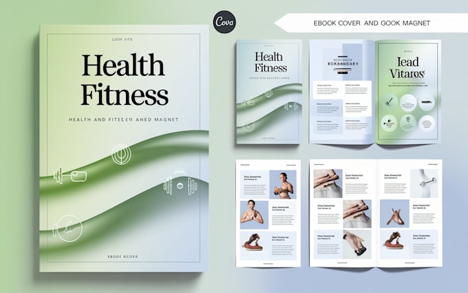 Gig Preview - Create health and fitness ebook, pdf lead magnet design