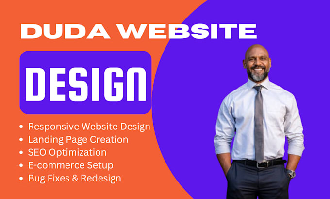 Gig Preview - Do duda website design redesign fix issues