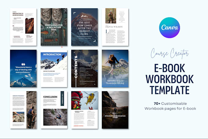 Gig Preview - Canva ebook design, lead magnet, canva digital product, ebook formatting