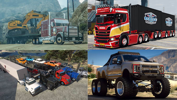 Bestseller - make custom ets2 mod, ats mod, ets, track, liveries, truck, custom trailers