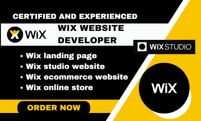 Gig Preview - Wix landing page design wix studio website, wix ecommerce store figma to wix SEO