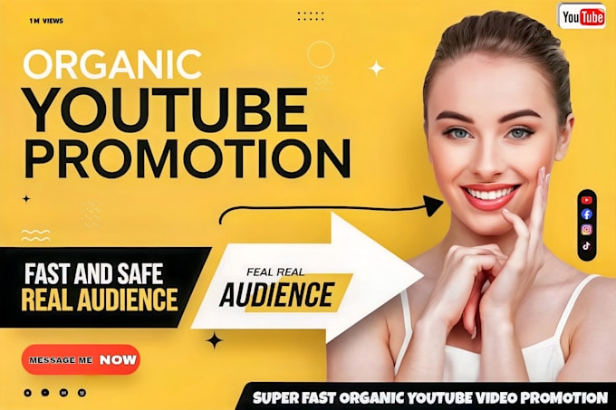 Gig Preview - Do super fast organic youtube video promotion and marketing for real growth