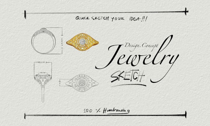 Gig Preview - Jewelry design concept sketch