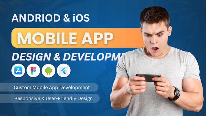 Gig Preview - Do android app development ios app flutter mobile app development app creation