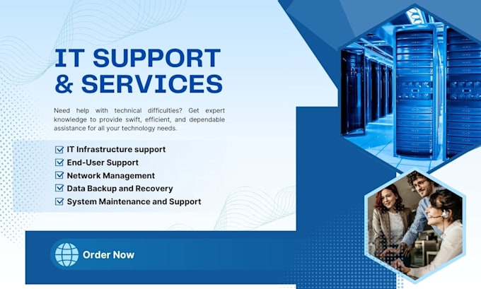 Gig Preview - Provide remote support for windows desktops and servers