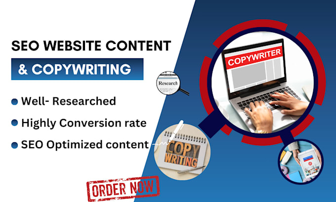 Gig Preview - Be your website content writer SEO website content, creative website copywriting