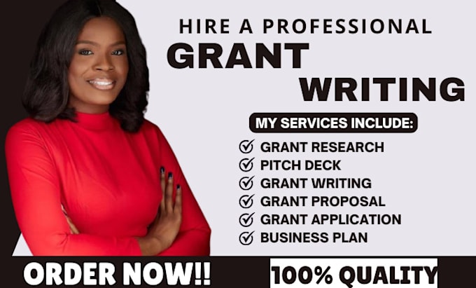 Gig Preview - Do grant writing, grant proposal, grant application, grant research and start up