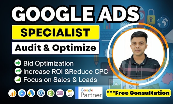 Gig Preview - Audit and optimize google ads adwords search ad PPC campaign for top performance