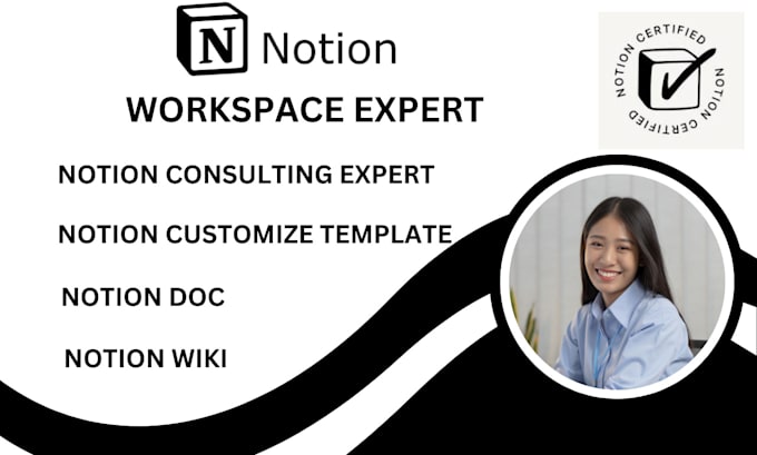 Gig Preview - Create your complete notion workspace for all your needs, productivity