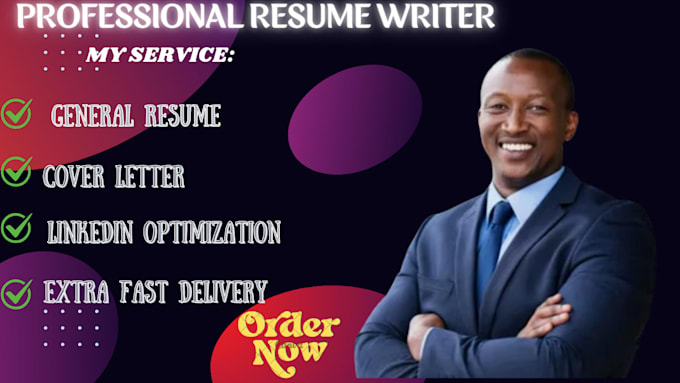 Gig Preview - Provide professional resume writing services