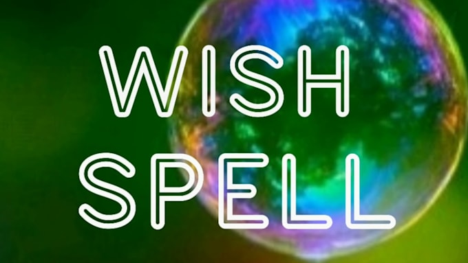 Gig Preview - Cast super powerful custom wish spell, good luck spell protection job promotion