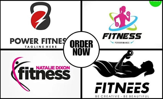 Gig Preview - Design a minimalist modern fitness, yoga, sport, gym logo