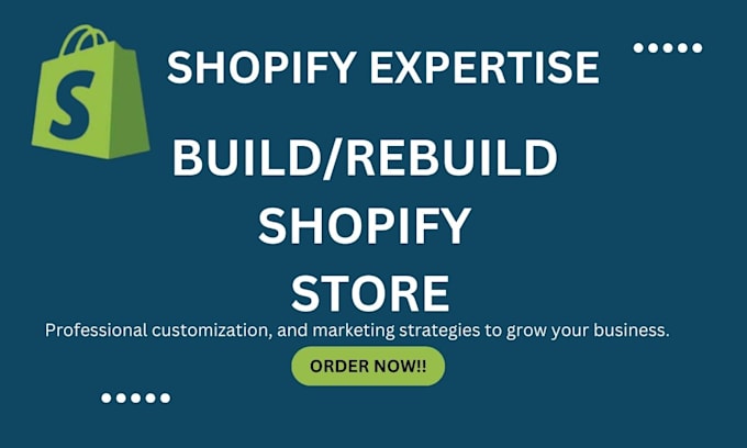 Gig Preview - Be your expert in shopify store design or customize website development