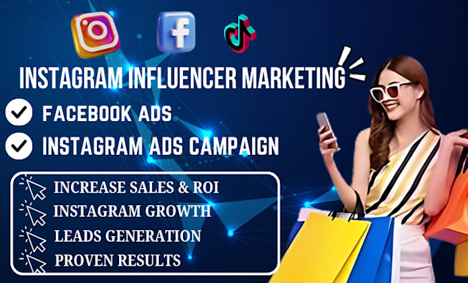 Gig Preview - Setup instagram ads campaign facebook ads instagram influencer marketing