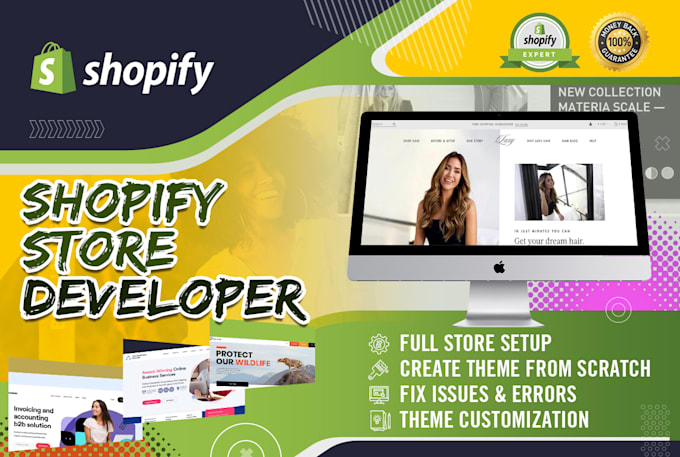 Gig Preview - Do shopify custom coding or shopify dropshipping store