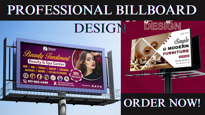 Bestseller - design custom billboard, yard sign, digital signage, banner, retractable banner