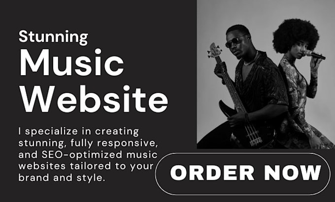 Bestseller - create a music website for bands, artists, dj and studios