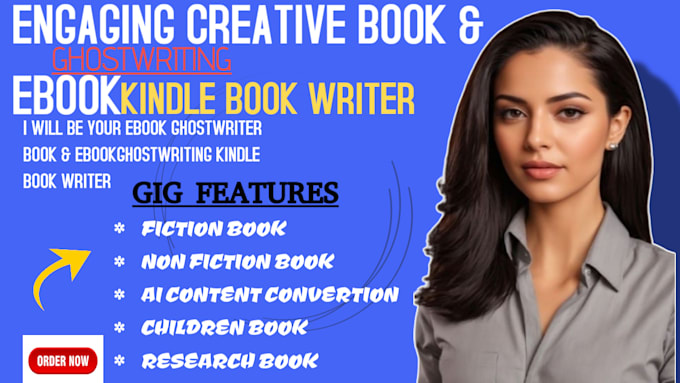 Gig Preview - Ghostwriter 50k ebook, book formatting for amazon KDP amazon KDP book